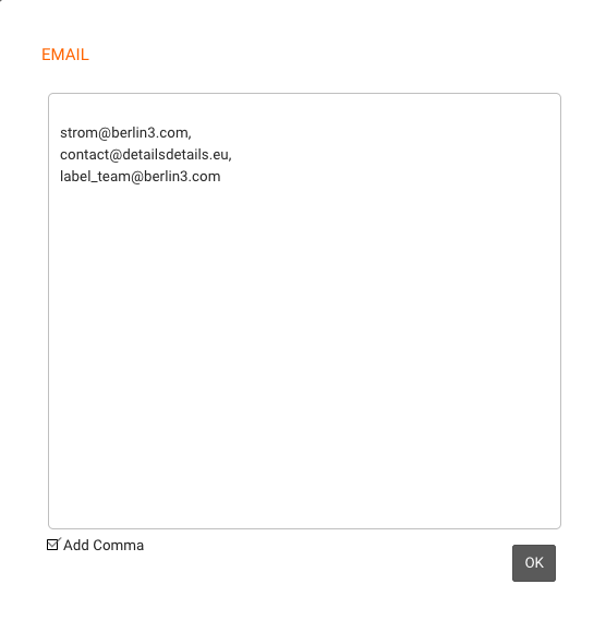 Email List II Screenshot