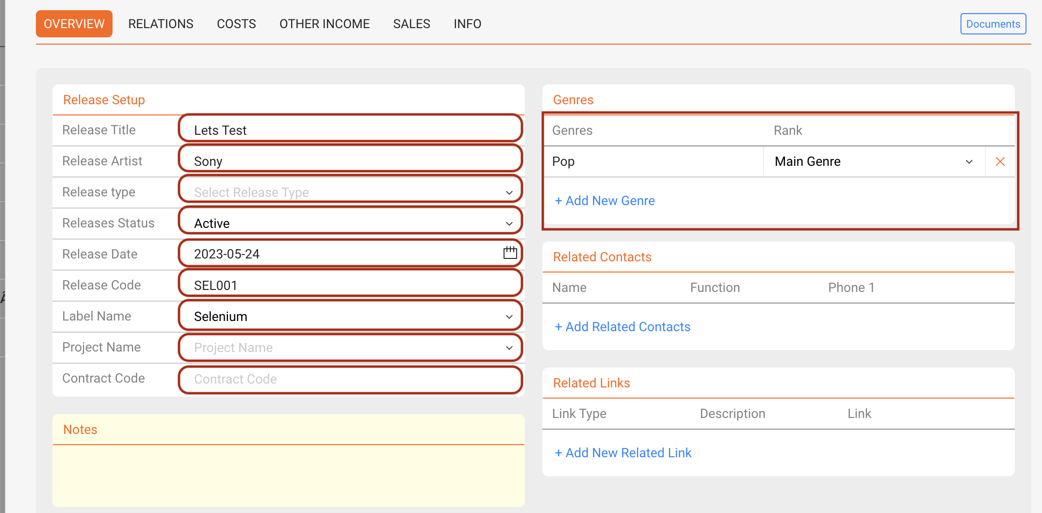 Release datapoints 1