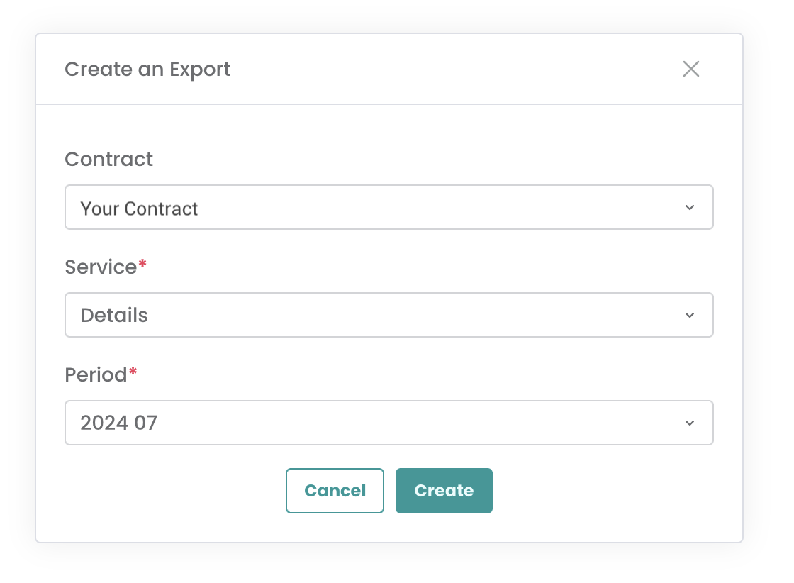 Labelcamp   Export configuration