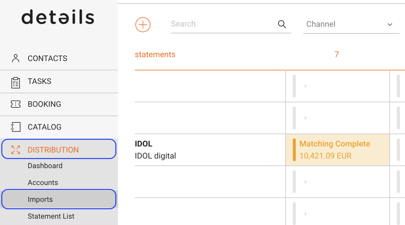 details   processing to Matching Complete